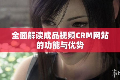 全面解读成品视频CRM网站的功能与优势