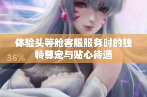 体验头等舱客服服务时的独特尊宠与贴心待遇