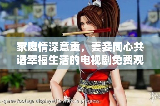 家庭情深意重，妻妾同心共谱幸福生活的电视剧免费观看