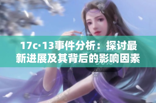 17c·13事件分析：探讨最新进展及其背后的影响因素