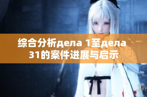 综合分析дела 1至дела 31的案件进展与启示