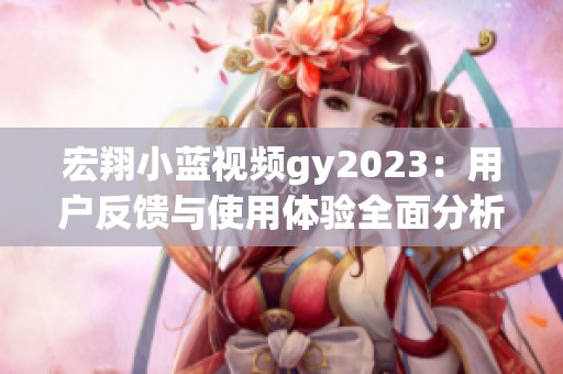 宏翔小蓝视频gy2023：用户反馈与使用体验全面分析