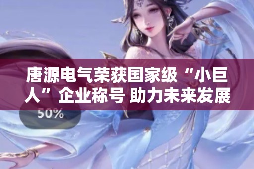 唐源电气荣获国家级“小巨人”企业称号 助力未来发展新篇章