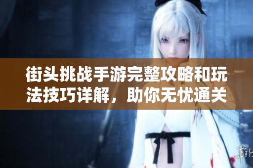 街头挑战手游完整攻略和玩法技巧详解，助你无忧通关