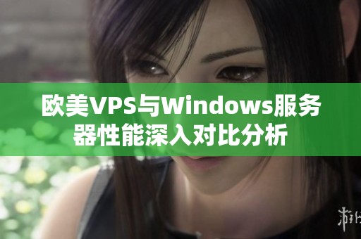 欧美VPS与Windows服务器性能深入对比分析