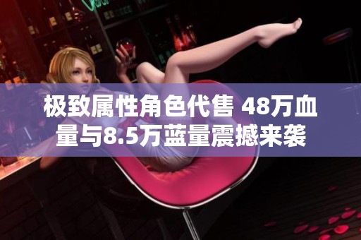 极致属性角色代售 48万血量与8.5万蓝量震撼来袭