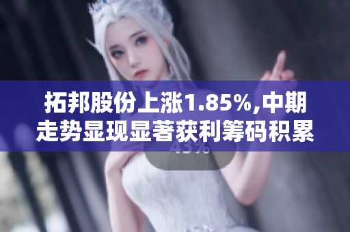 拓邦股份上涨1.85%,中期走势显现显著获利筹码积累信号