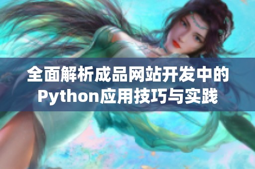 全面解析成品网站开发中的Python应用技巧与实践