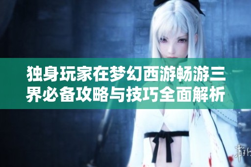独身玩家在梦幻西游畅游三界必备攻略与技巧全面解析