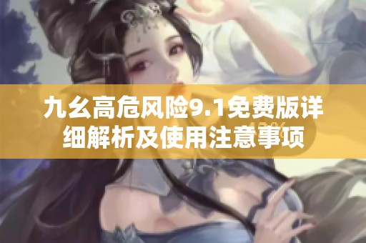 九幺高危风险9.1免费版详细解析及使用注意事项