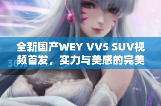 全新国产WEY VV5 SUV视频首发，实力与美感的完美结合
