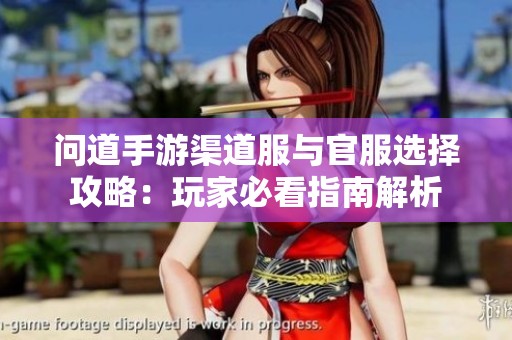 问道手游渠道服与官服选择攻略：玩家必看指南解析
