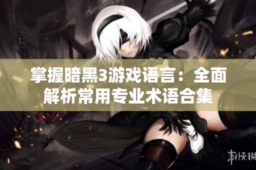 掌握暗黑3游戏语言：全面解析常用专业术语合集