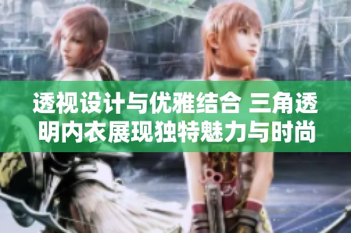 透视设计与优雅结合 三角透明内衣展现独特魅力与时尚气息