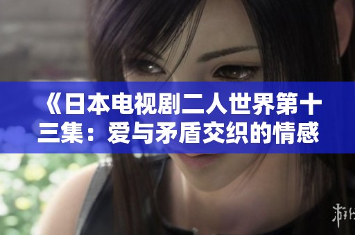 《日本电视剧二人世界第十三集：爱与矛盾交织的情感旅程》
