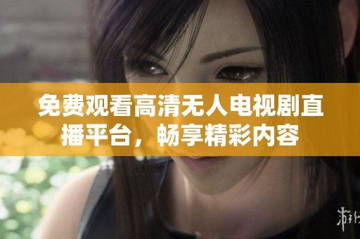 免费观看高清无人电视剧直播平台，畅享精彩内容