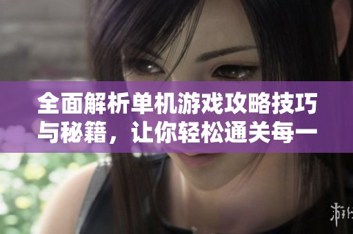 全面解析单机游戏攻略技巧与秘籍，让你轻松通关每一款游戏