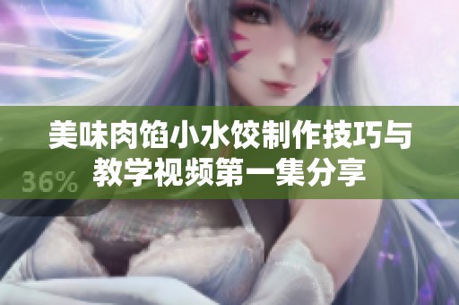 美味肉馅小水饺制作技巧与教学视频第一集分享