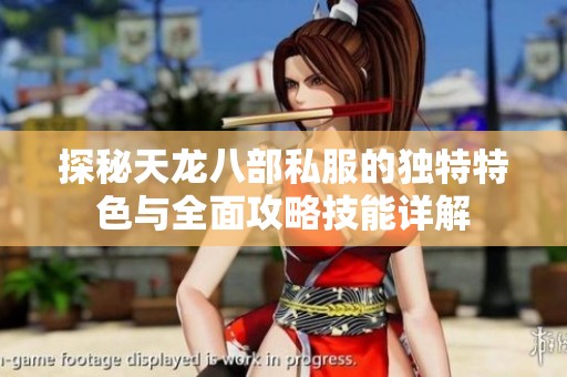 探秘天龙八部私服的独特特色与全面攻略技能详解