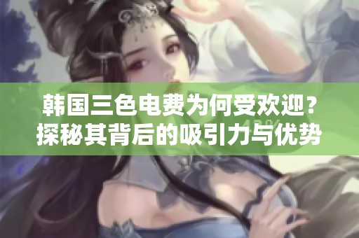 韩国三色电费为何受欢迎？探秘其背后的吸引力与优势