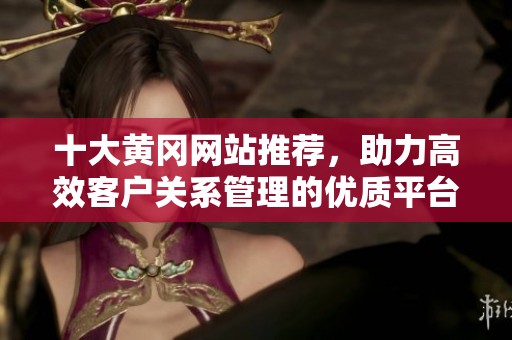 十大黄冈网站推荐，助力高效客户关系管理的优质平台解析