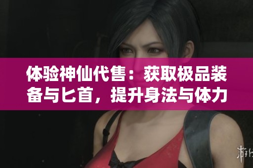 体验神仙代售：获取极品装备与匕首，提升身法与体力点数，血量达62万