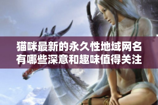 猫咪最新的永久性地域网名有哪些深意和趣味值得关注