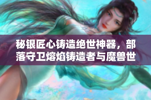 秘银匠心铸造绝世神器，部落守卫熔焰铸造者与魔兽世界黑手同人偶盛大登场