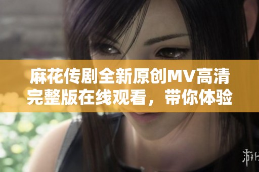麻花传剧全新原创MV高清完整版在线观看，带你体验独特视听盛宴