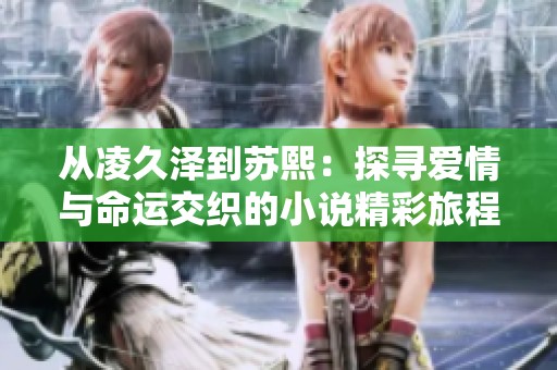 从凌久泽到苏熙：探寻爱情与命运交织的小说精彩旅程