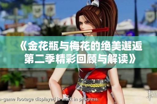 《金花瓶与梅花的绝美邂逅 第二季精彩回顾与解读》