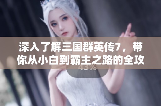 深入了解三国群英传7，带你从小白到霸主之路的全攻略