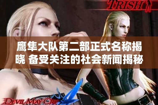 鹰隼大队第二部正式名称揭晓 备受关注的社会新闻揭秘