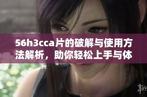 56h3cca片的破解与使用方法解析，助你轻松上手与体验