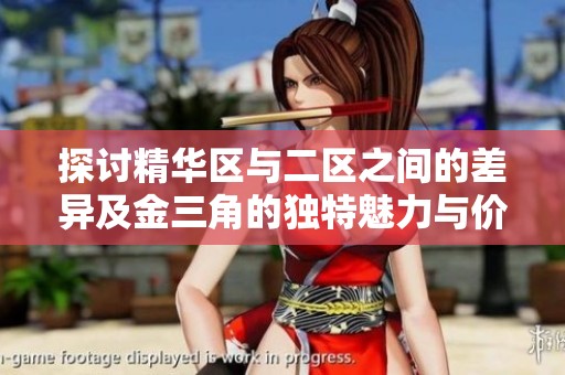 探讨精华区与二区之间的差异及金三角的独特魅力与价值