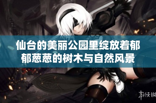 仙台的美丽公园里绽放着郁郁葱葱的树木与自然风景